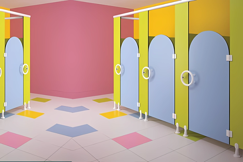 Vách ngăn compact HPL giá rẻ, chất lượng cho trường học tại Hải Phòng
